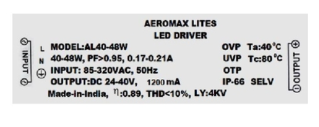 Driver Unit LED Light 45W 240V Fulham
